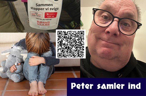 Peter  samler ind